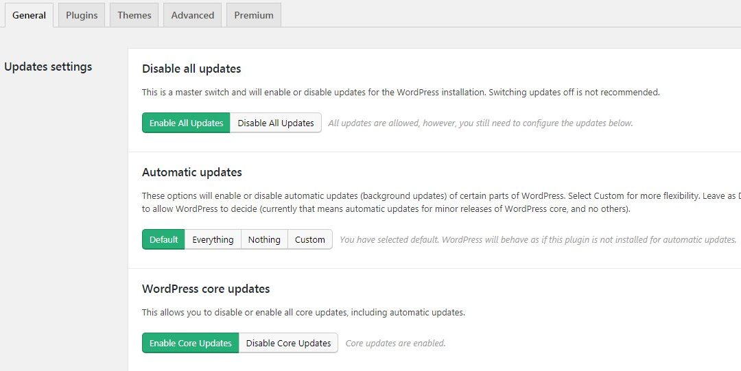 Easy Updates Manager announce new Premium release